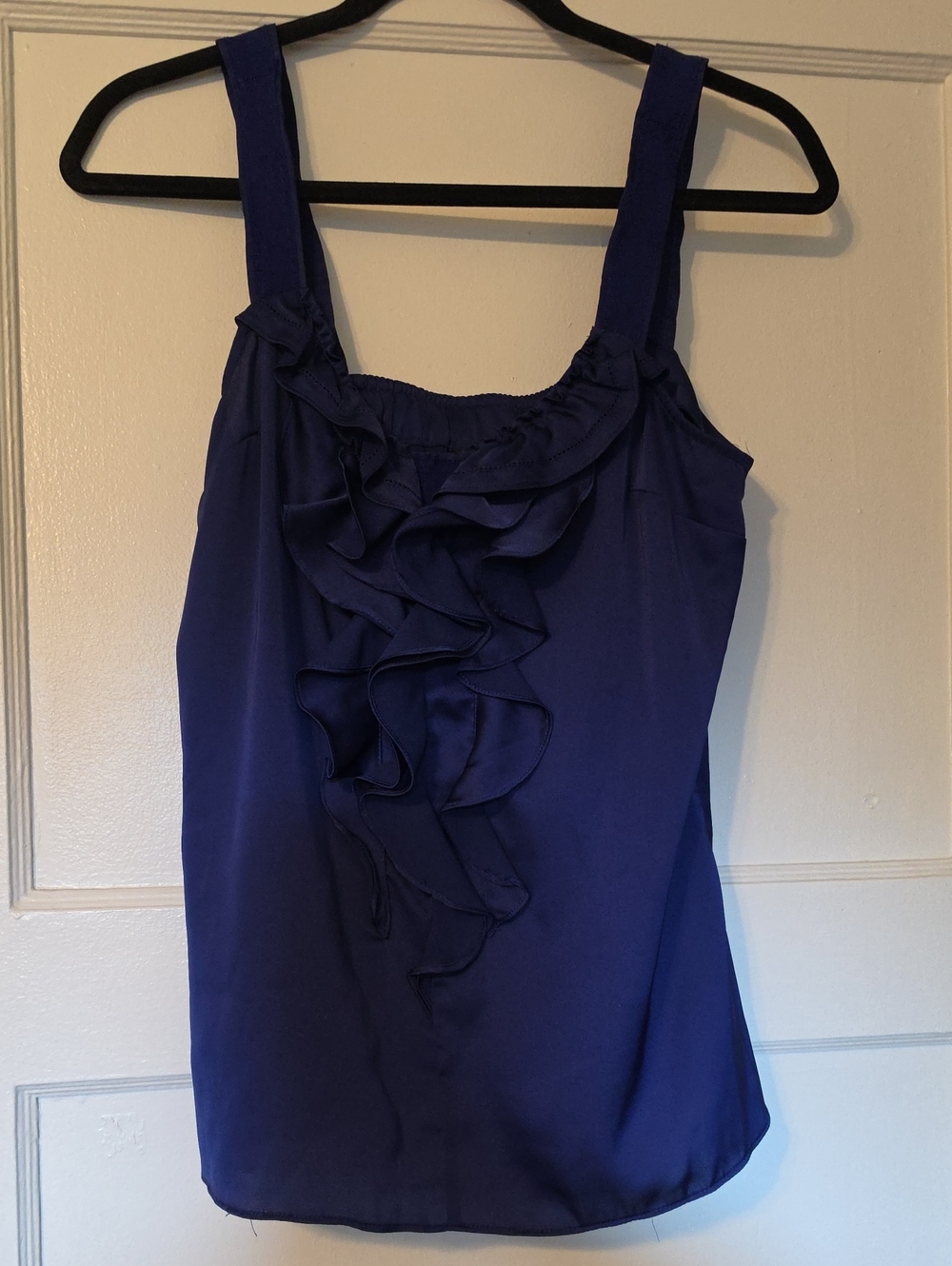 White House Black Market Bluish Purple Sleeveless Blouse